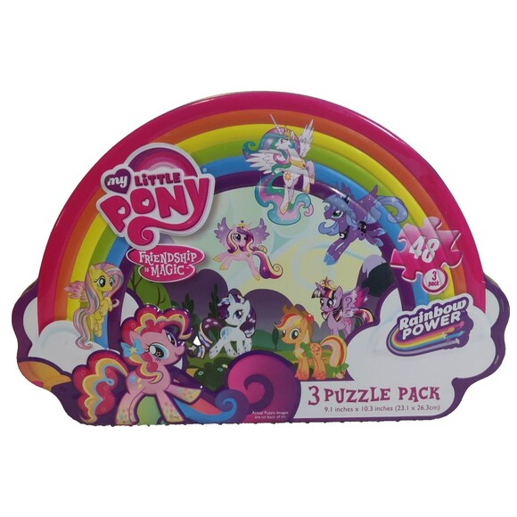 "My Little Pony"  Jigsaw Puzzle LOT of 6 Hasbro,  Spinmaster Games - Pre-owned - Picture 1 of 16